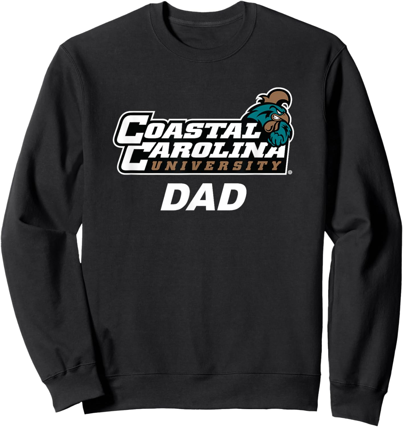 Coastal Carolina University CCU Dad Sweatshirt - Sweatshirt | Black
