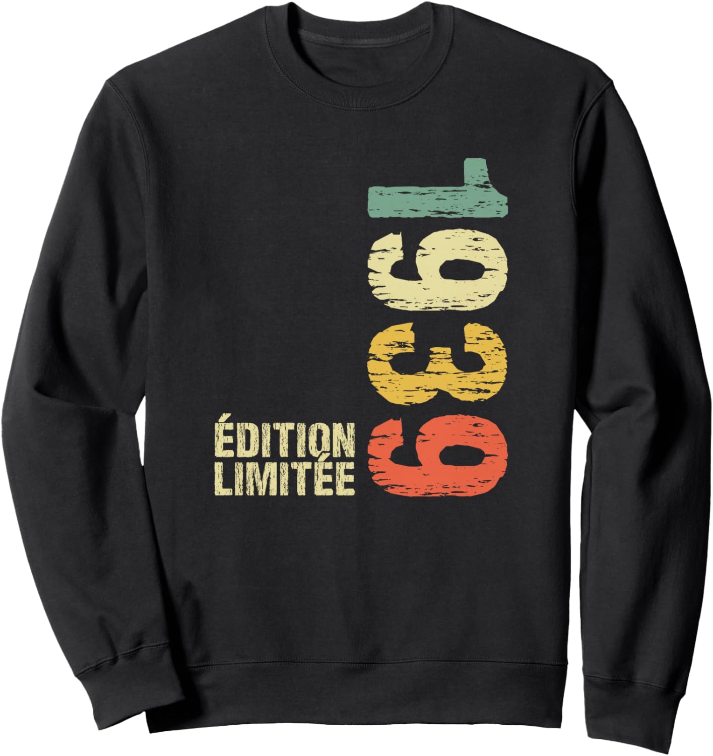 86ème Anniversaire 86 Ans Millésime 1939 Rétro 1939 Haut de Gamme Sweatshirt - Sweatshirt | Black