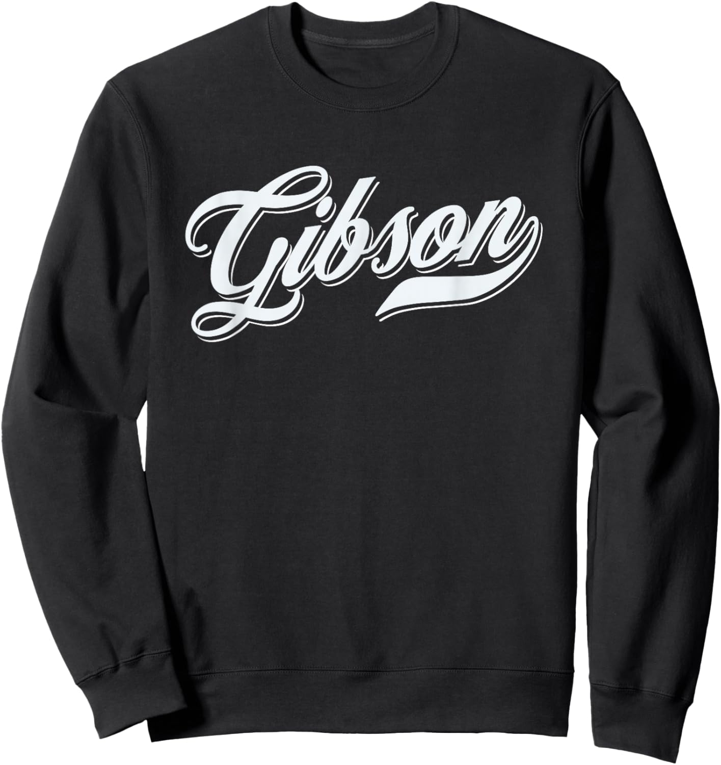 Man Boys Funny Funny Gift for Gibson Sweatshirt - Sweatshirt | Black