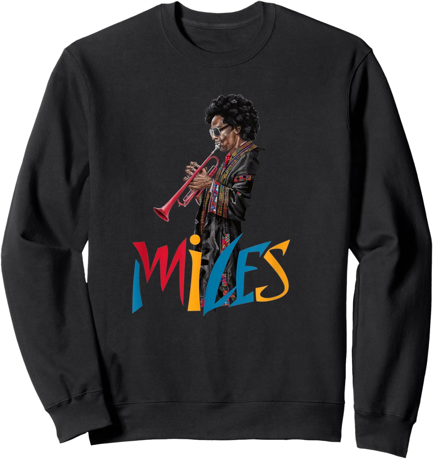 Jazz Funk & Soul - Afro Retro Vintage Music Sweatshirt - Sweatshirt | Black
