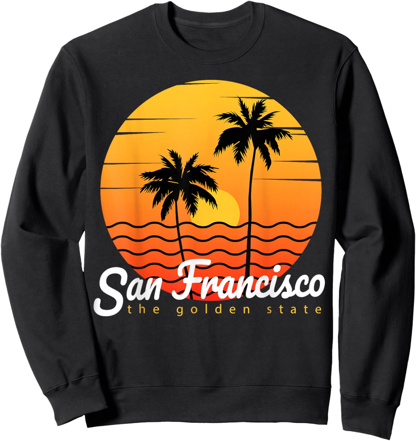 San Francisco Family Trip California State SF City Souvenir Sweatshirt - Sweatshirt | Black