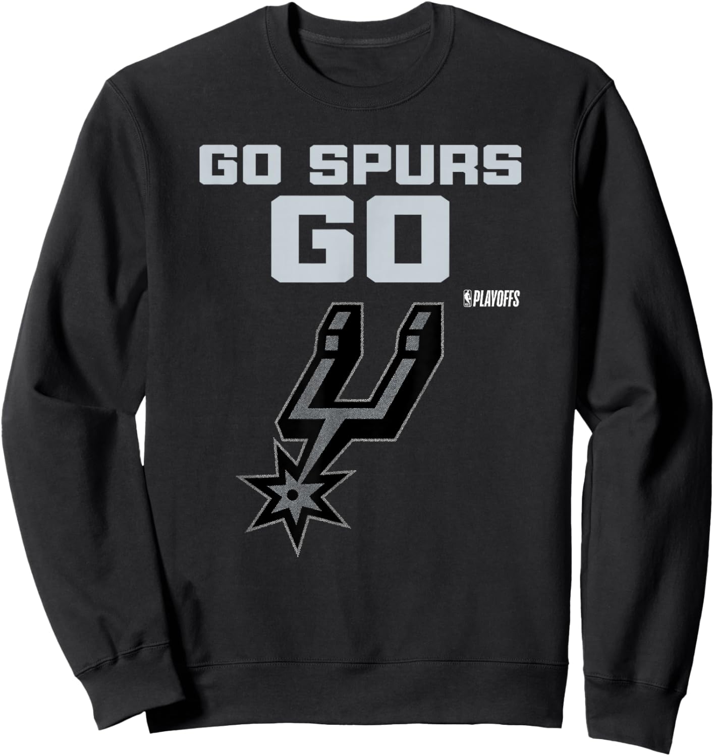 NBA 2026 Playoffs Mantra Spurs Bilboard Sweatshirt - Sweatshirt | Black