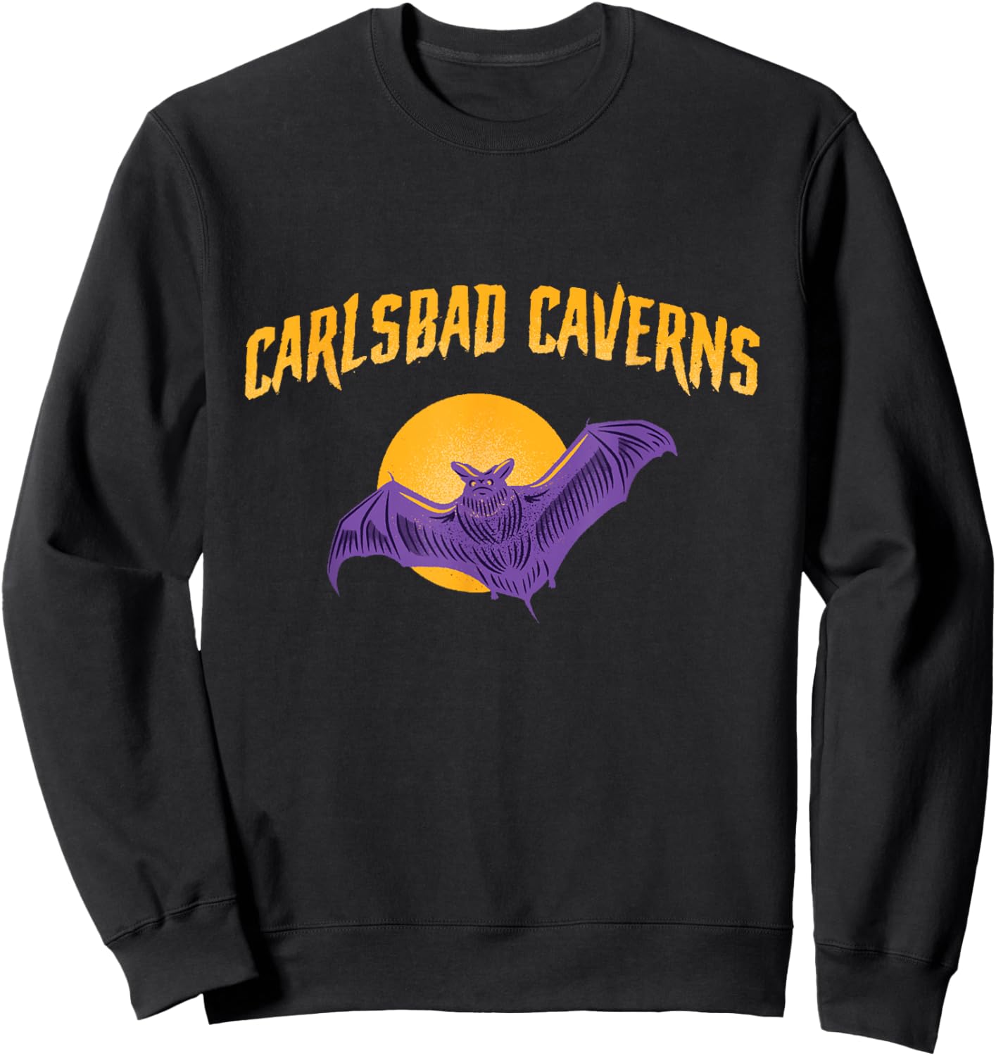 A Bat Flying In Carlsbad Caverns National Park New Mexico Sweatshirt - Sweatshirt | Black