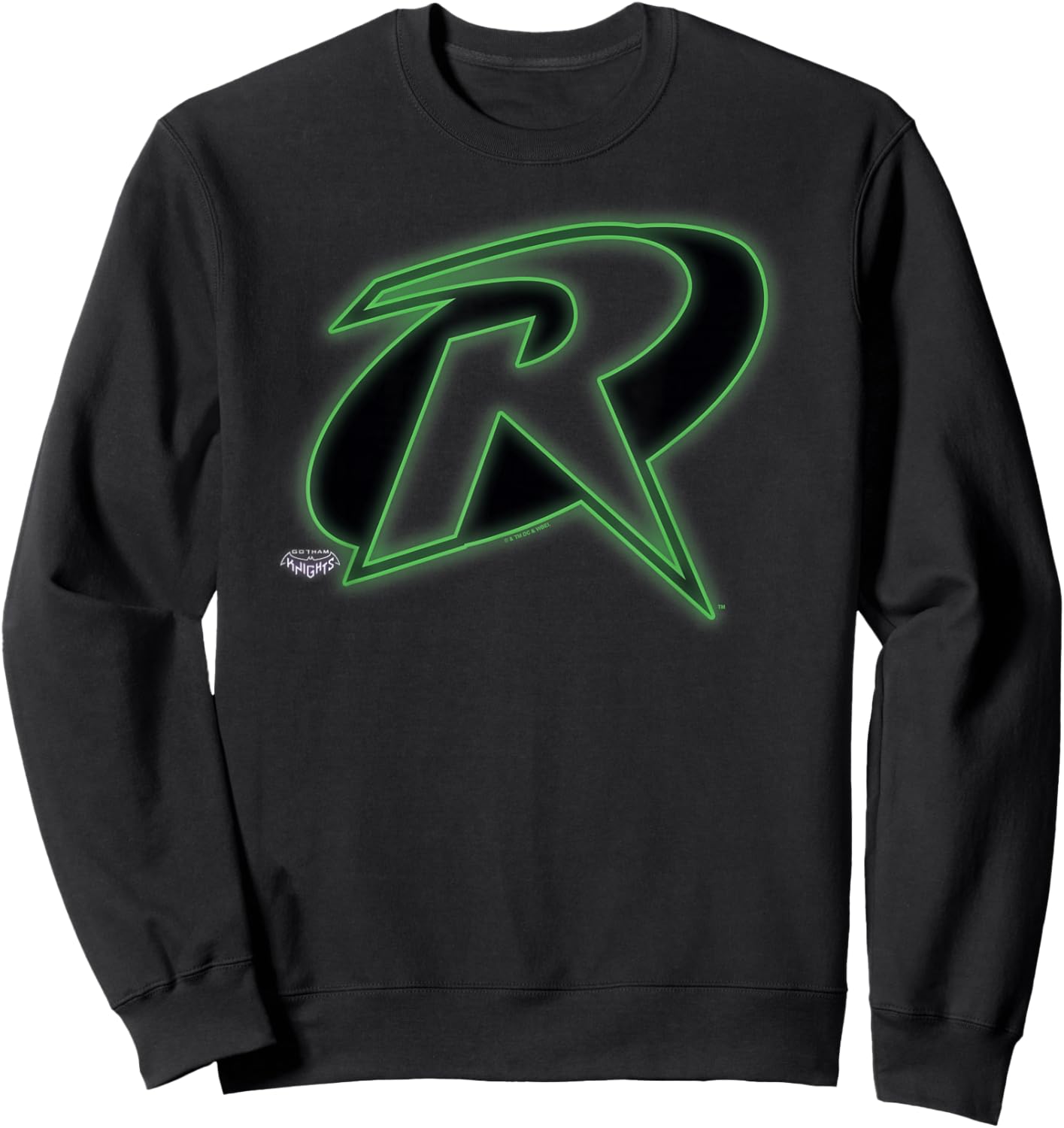 Gotham Knight Robin Logo Sweatshirt - Sweatshirt | Black