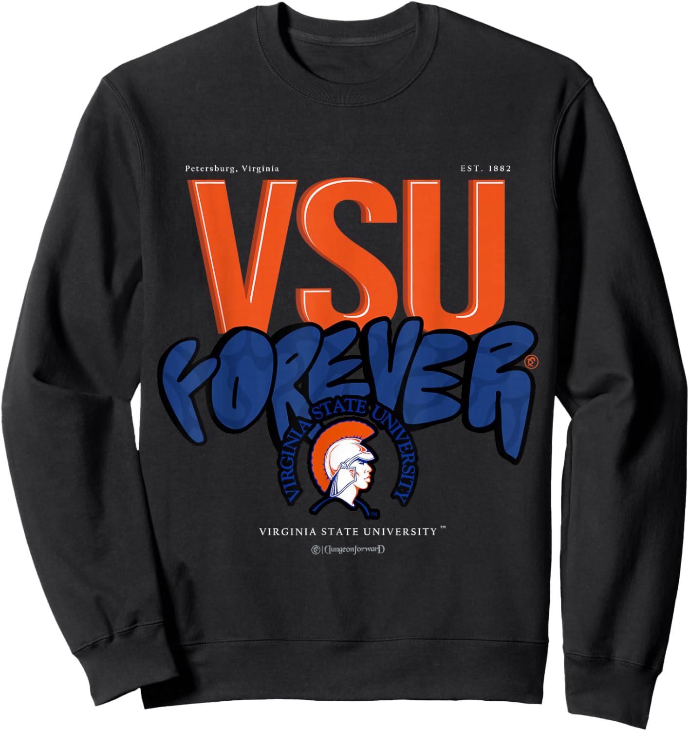 The Yard Essentials - Virginia State University - Forever Sweatshirt - Sweatshirt | Black