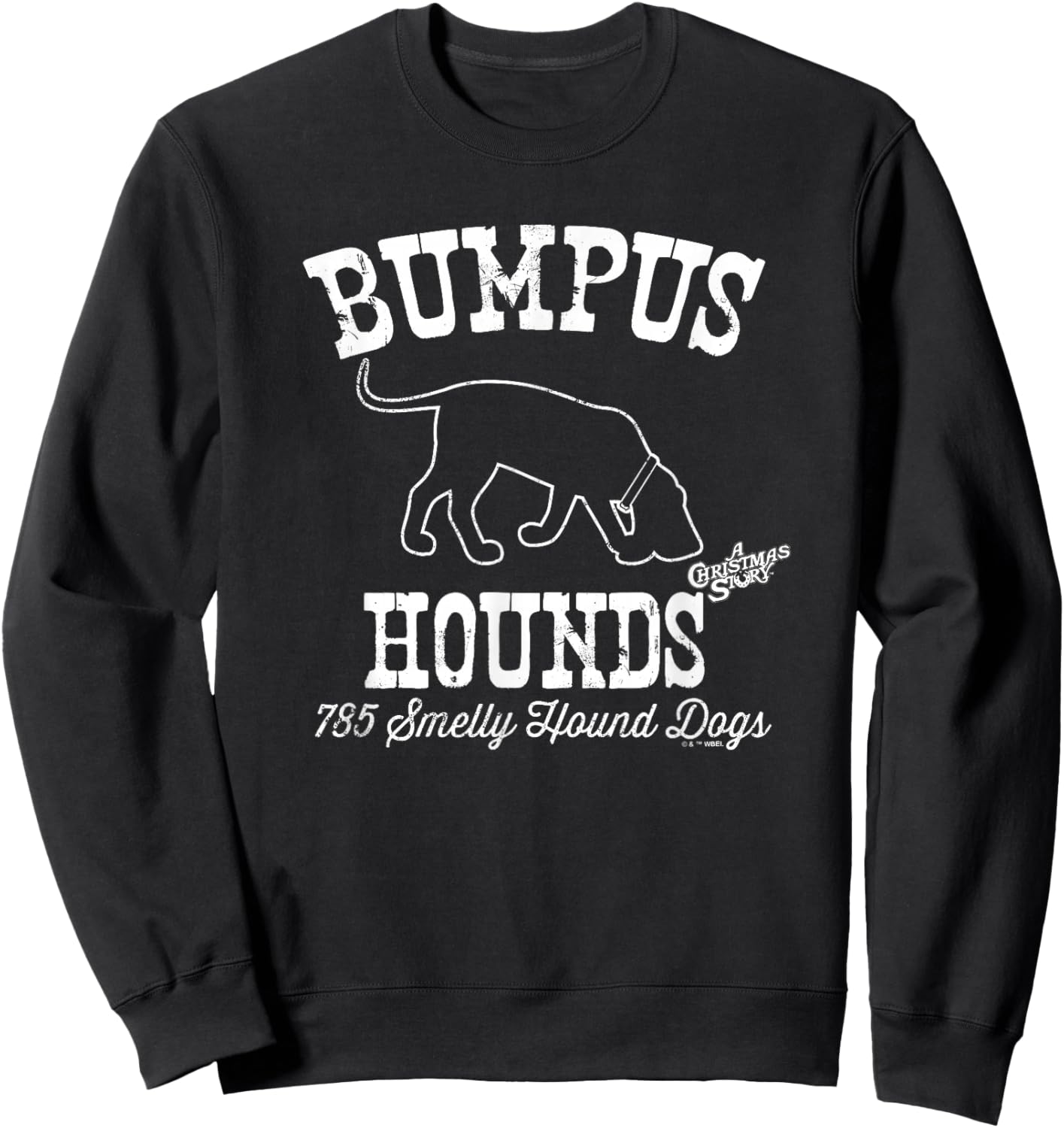 A Christmas Story Bumpus Hounds Sweatshirt - Sweatshirt | Black