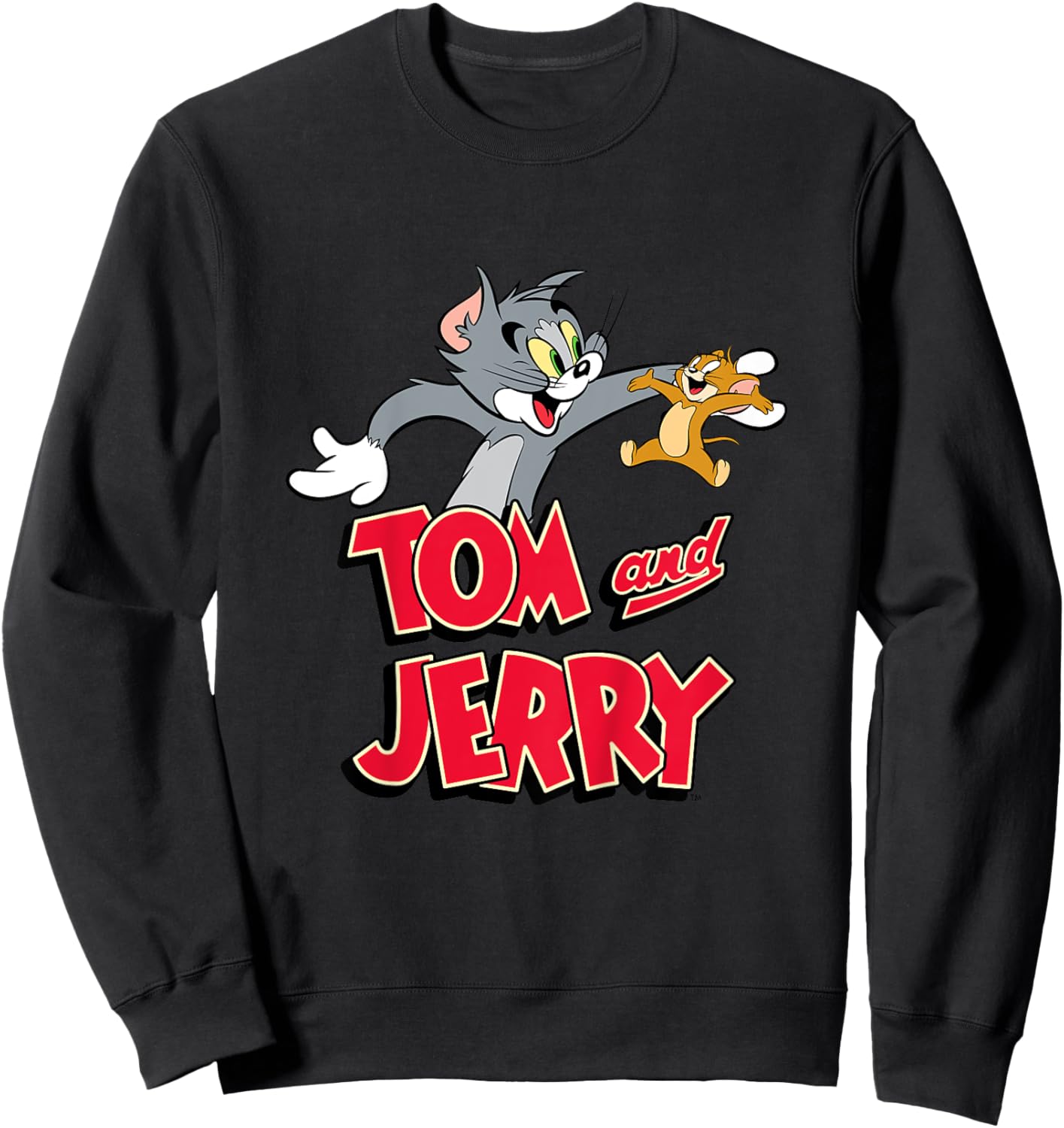 Kids Tom & Jerry Happy Together Sweatshirt - Sweatshirt | Black