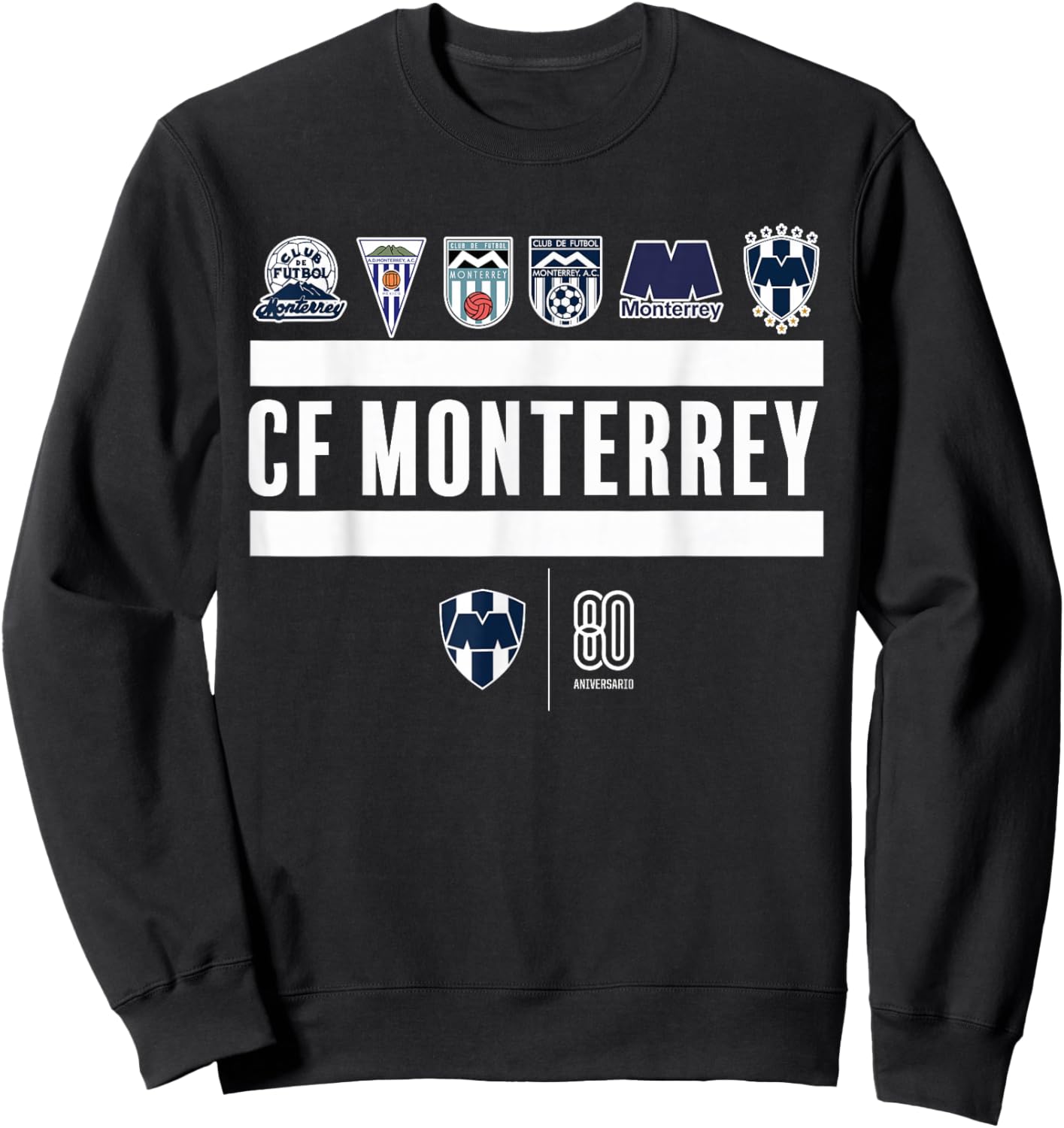 Rayados de Monterrey Aniversario N°80 Sweatshirt - Sweatshirt | Black