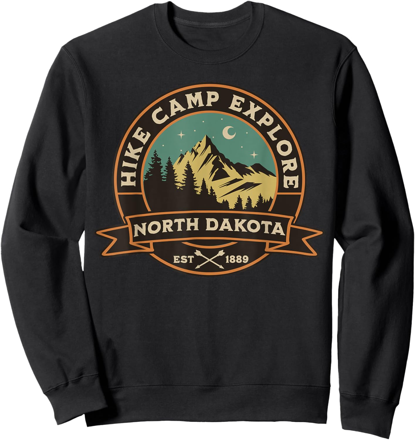 North Dakota Sweatshirt - Sweatshirt | Black