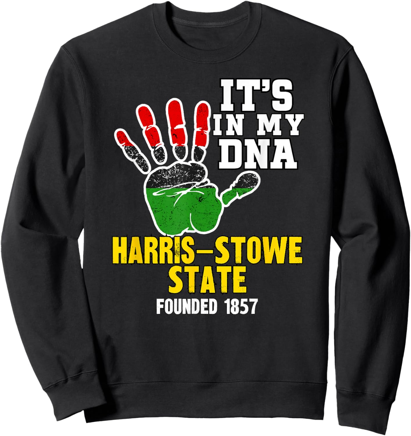 Harris–Stowe State, HSSU, Souvenir HBC Design Sweatshirt - Sweatshirt | Black