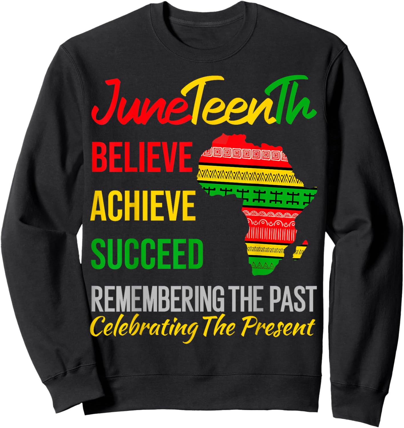 Juneteenth is My Independence Day African 1865 Juneteenth Sweatshirt - Sweatshirt | Black