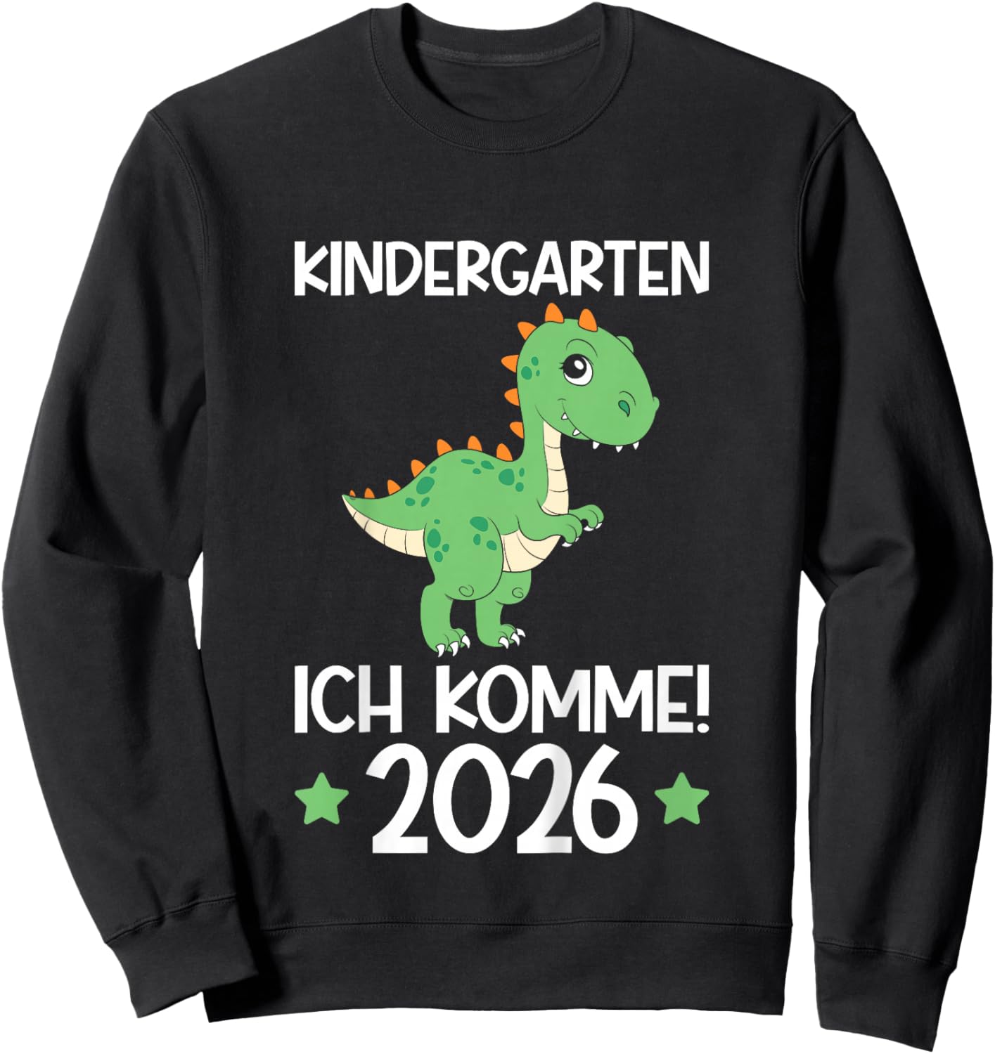 Kindergarten Ich Komme 2026 Dino Jungen Kindergartenkind Sweatshirt - Sweatshirt | Black