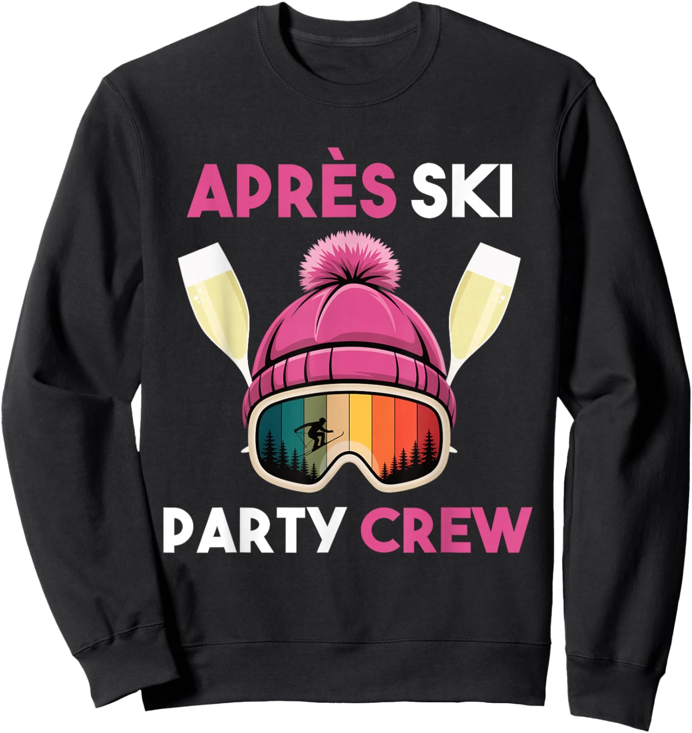 Après Ski Party Crew Funny Winter Gift Sweatshirt - Sweatshirt | Black