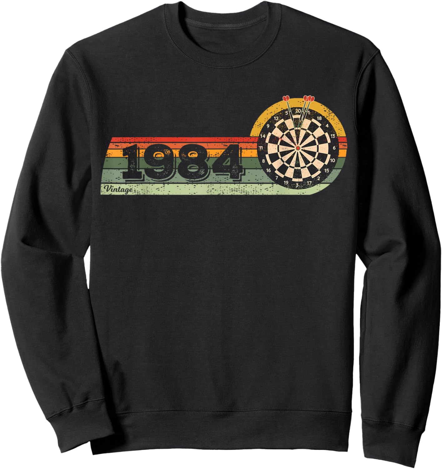 Darts Player Birthday born in 1984 Games Darts Sweatshirt - Sweatshirt | Black