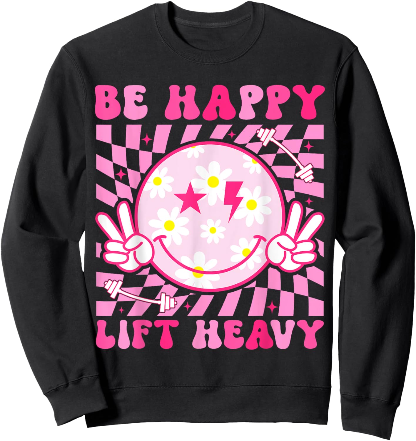 Funny Lift Heavy Workout Shirt for Gym Lover Bodybuilder Sweatshirt - Sweatshirt | Black