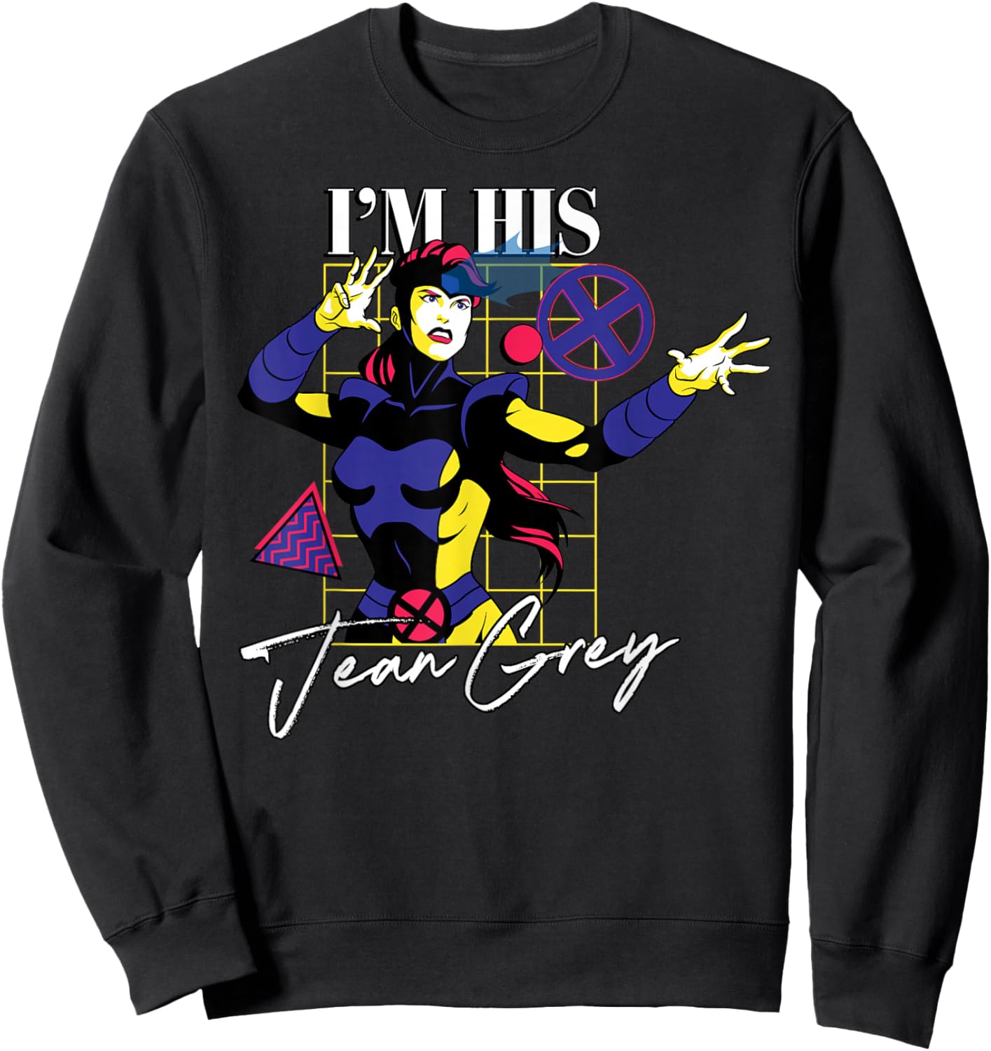 Marvel Super Heroes X-Men Couples Matching I’m His Jean Grey Sweatshirt - Sweatshirt | Black