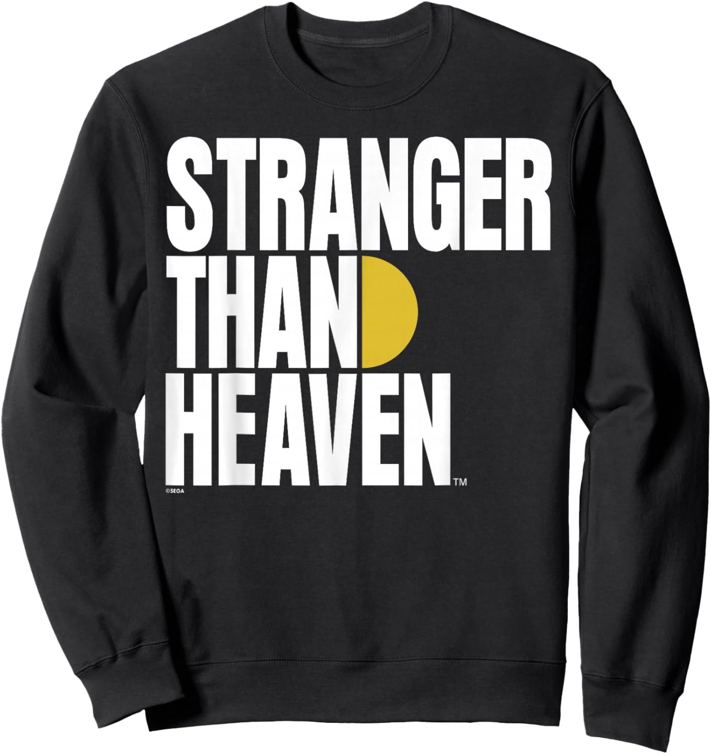 Stranger Than Heaven Logo (White) Sweatshirt - Sweatshirt | Black