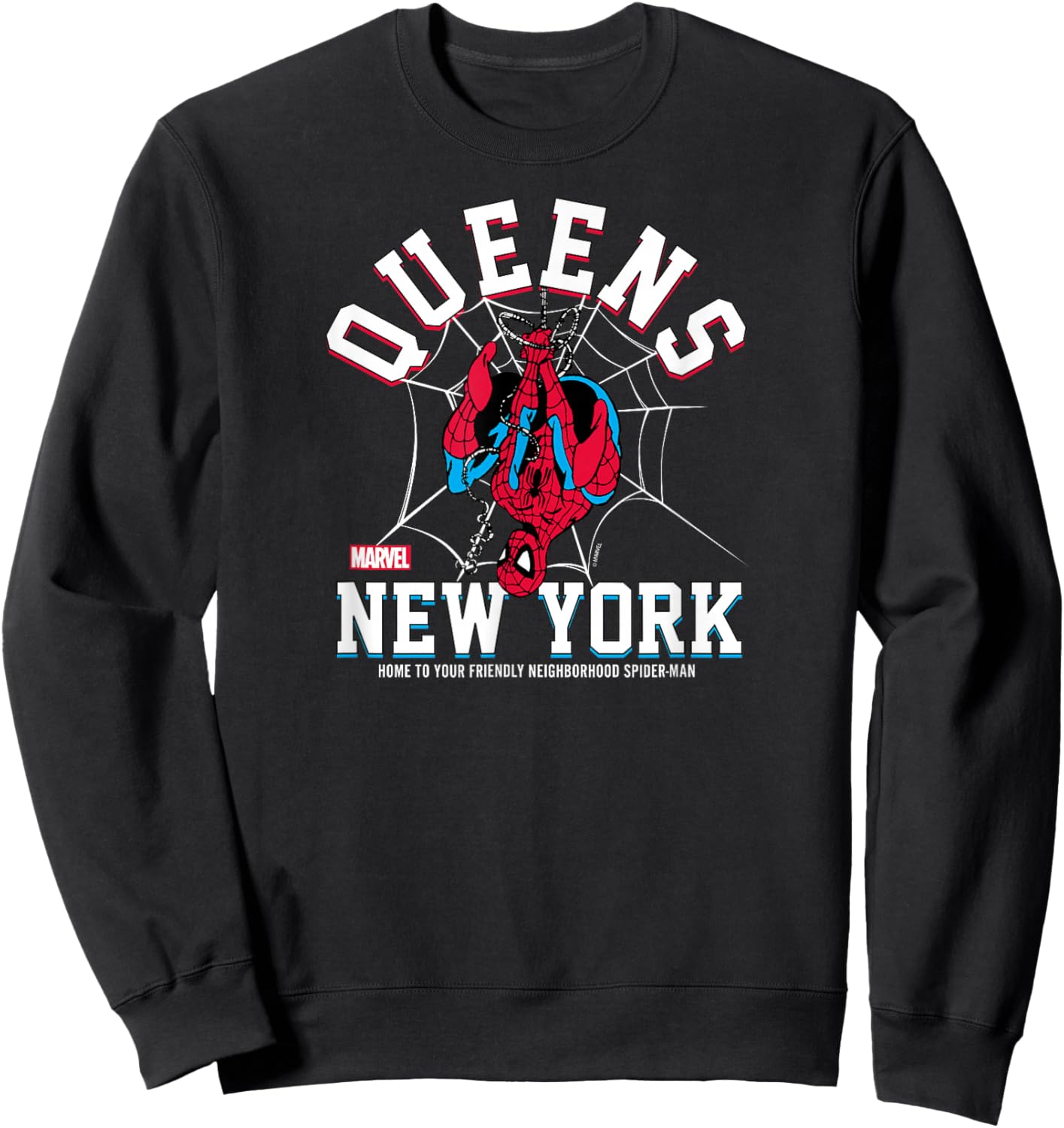 Spider-Man - Collegiate Sweatshirt - Sweatshirt | Black