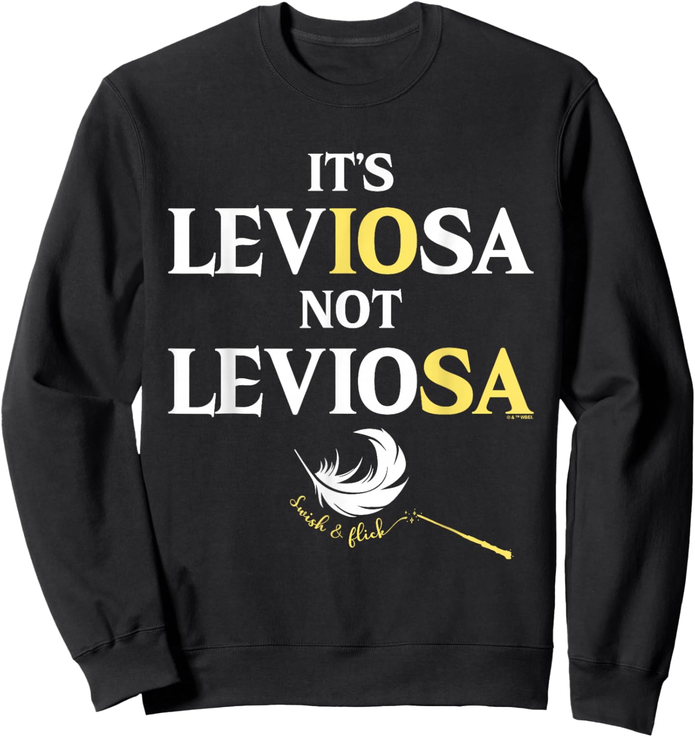 Harry Potter It's LeviOSsa Not Leviosa Sweatshirt - Sweatshirt | Black