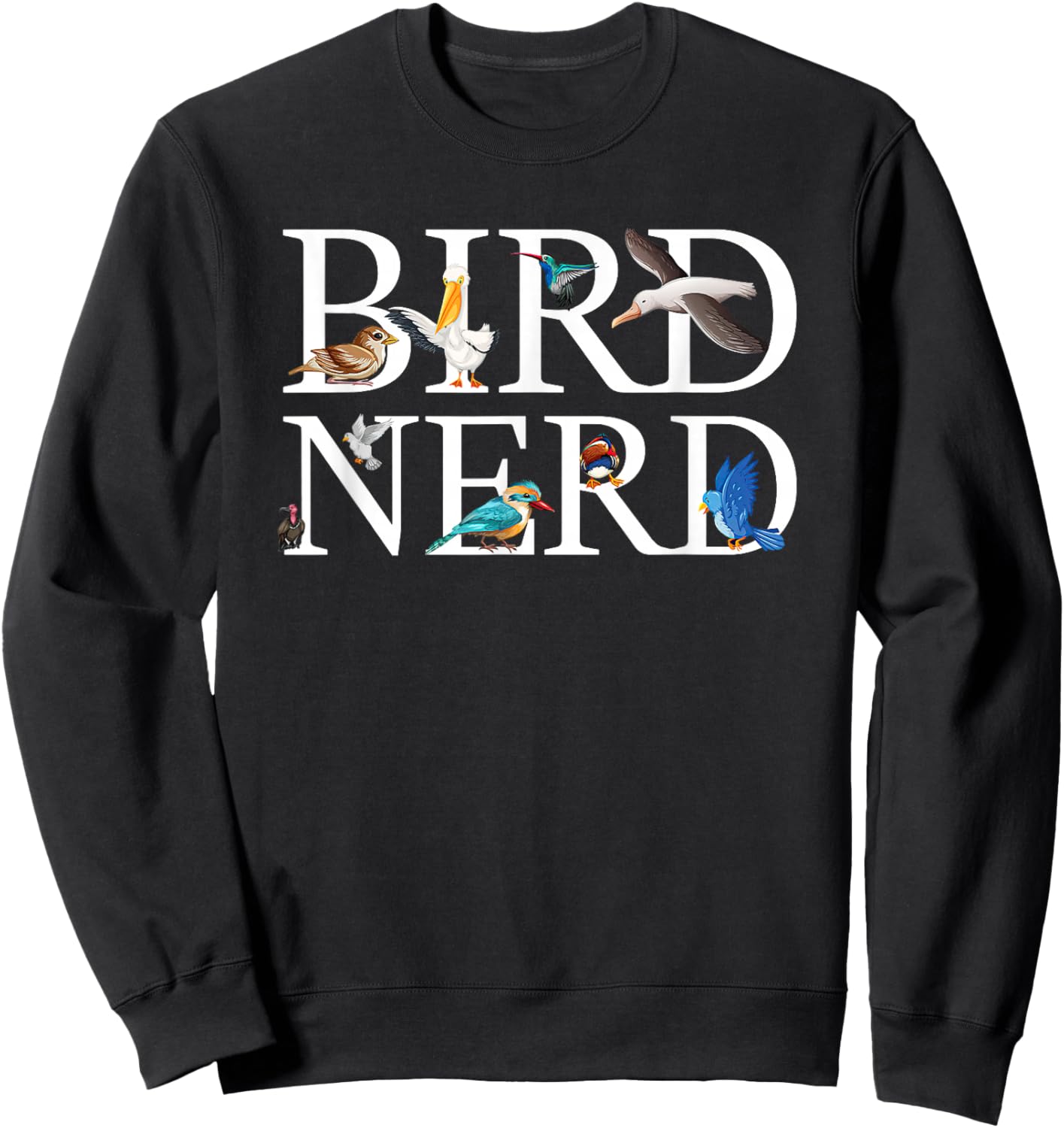 Bird Nerd Sweatshirt - Sweatshirt | Black