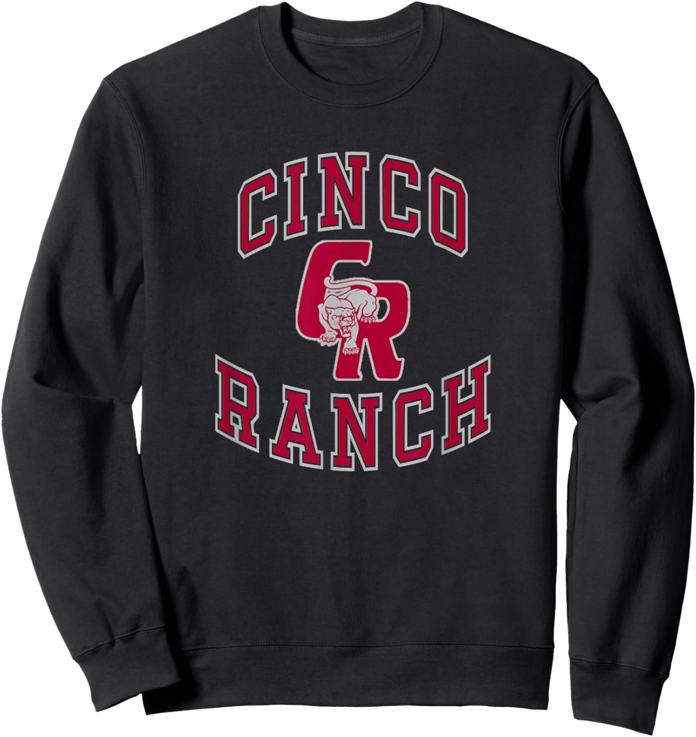 Cinco Ranch High School Cougars Sweatshirt - Sweatshirt | Black