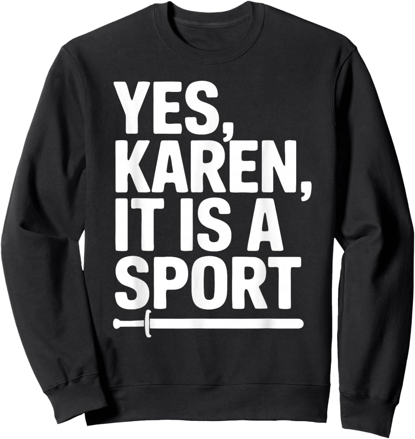 Funny Foam Sword Fighter LARP Battle Game Boffer Sweatshirt - Sweatshirt | Black