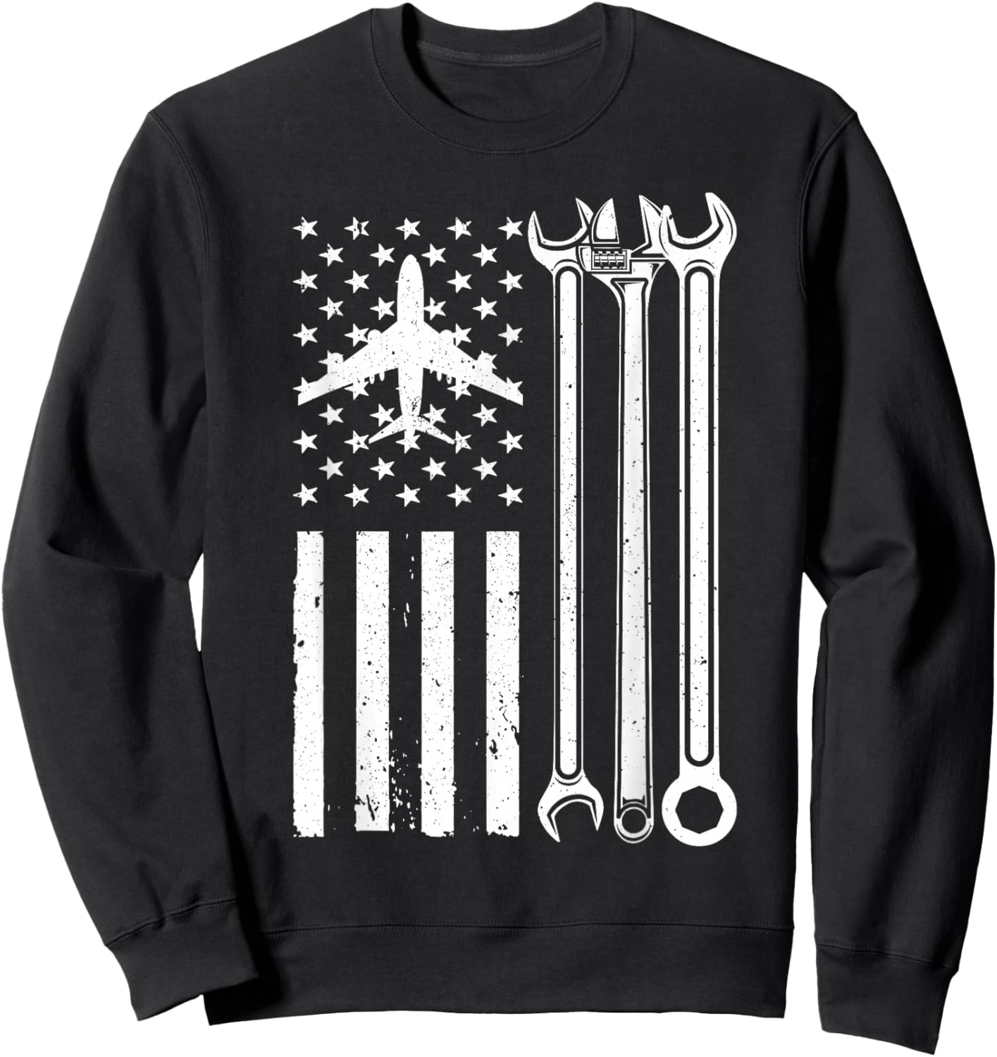 Aircraft Mechanic design Women Aviation Maintenance Sweatshirt - Sweatshirt | Black