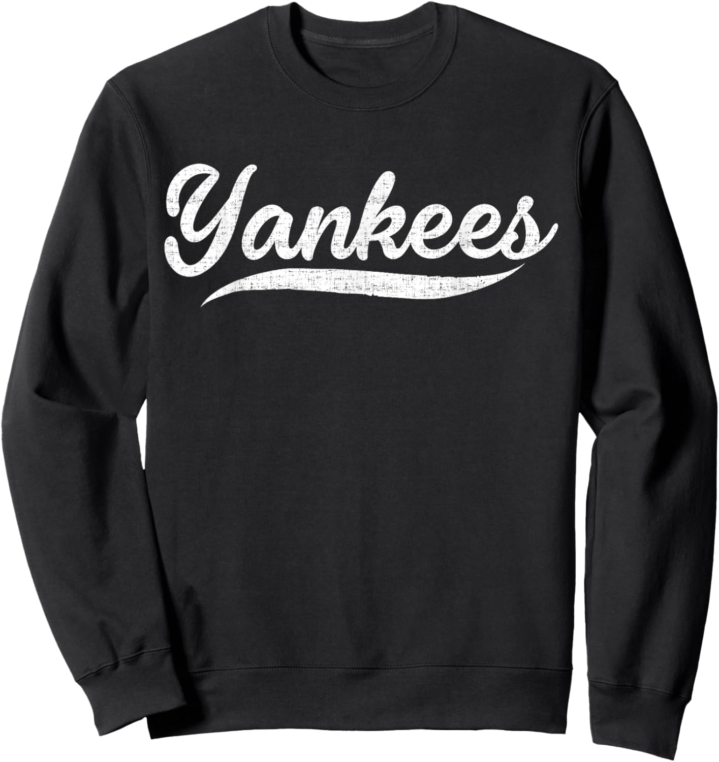 Yankees Vintage Retro Style , Classic 70s & 80s Yankees Sweatshirt - Sweatshirt | Black