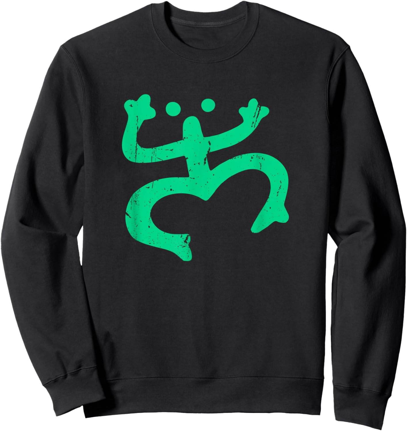 Coqui Taino Puerto Rico Frog Boricua Sweatshirt - Sweatshirt | Black