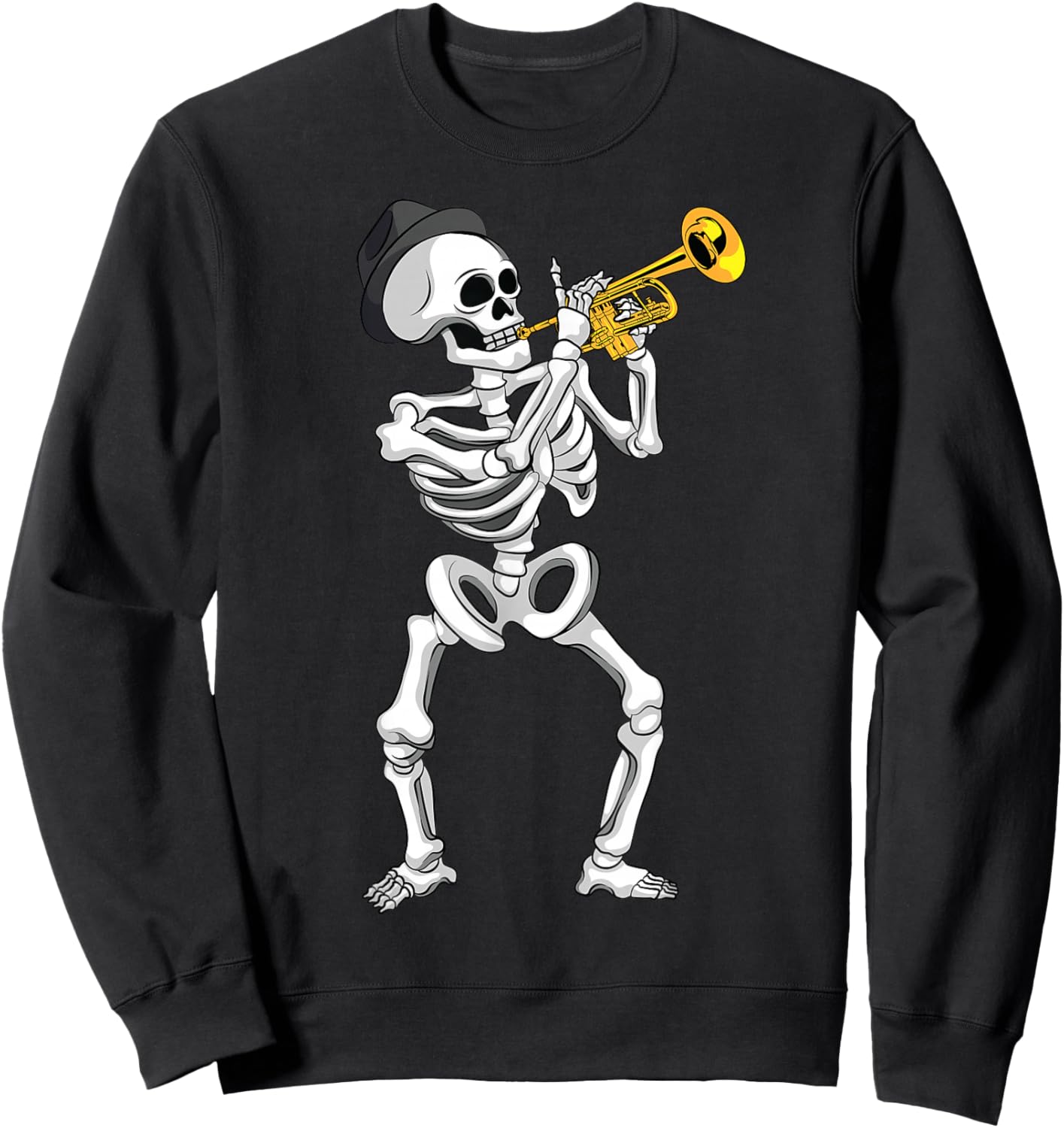 Cool Trumpet Design Women Trumpetist Trumpet Player Sweatshirt - Sweatshirt | Black