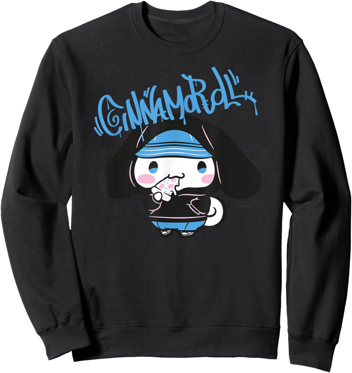 Hallo Kitty - Grafitti Cinnamoroll Friends Sweatshirt - Sweatshirt | Black