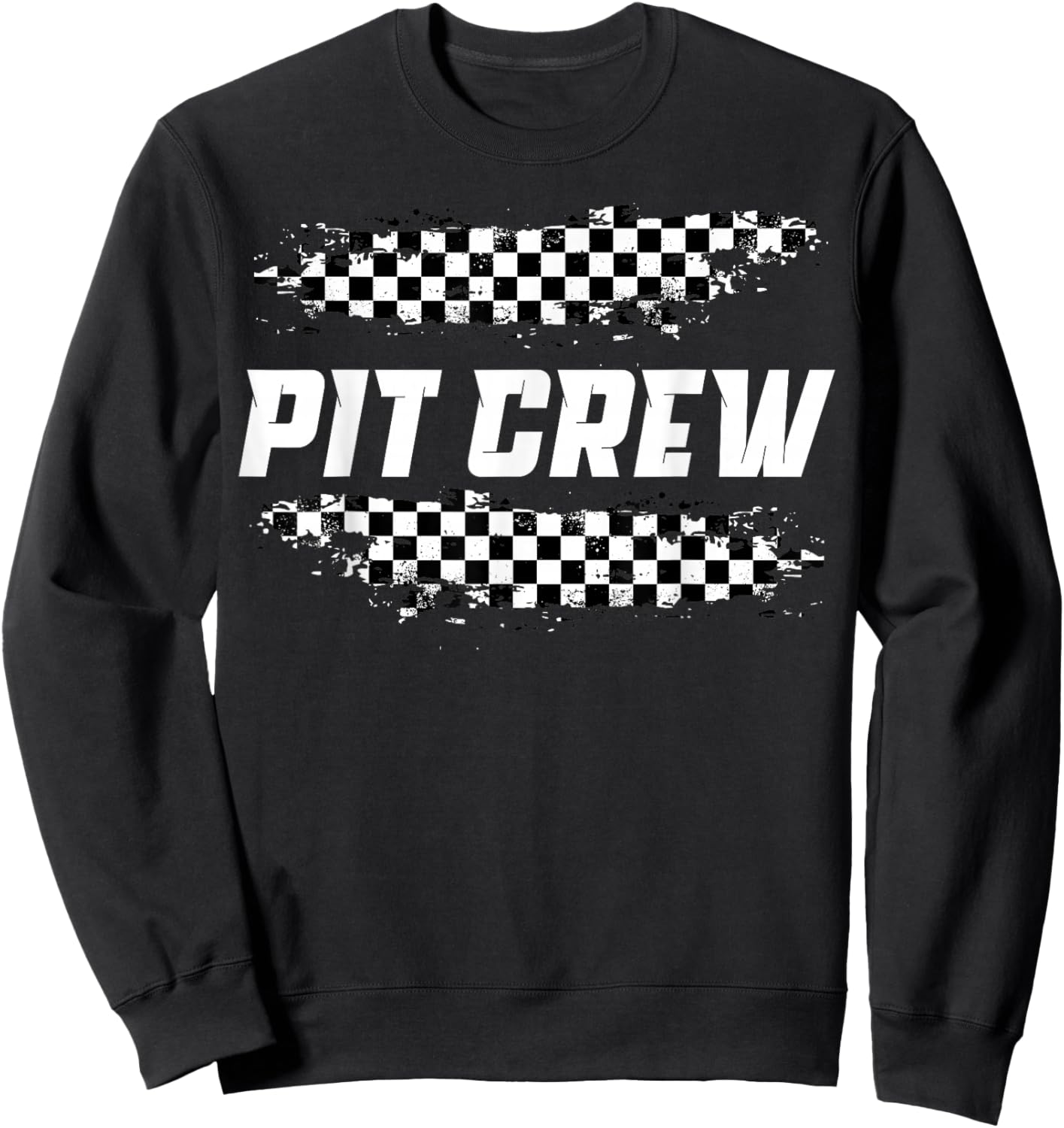 Race Car Driver Birthday Party Racing Family Pit Crew Sweatshirt - Sweatshirt | Black