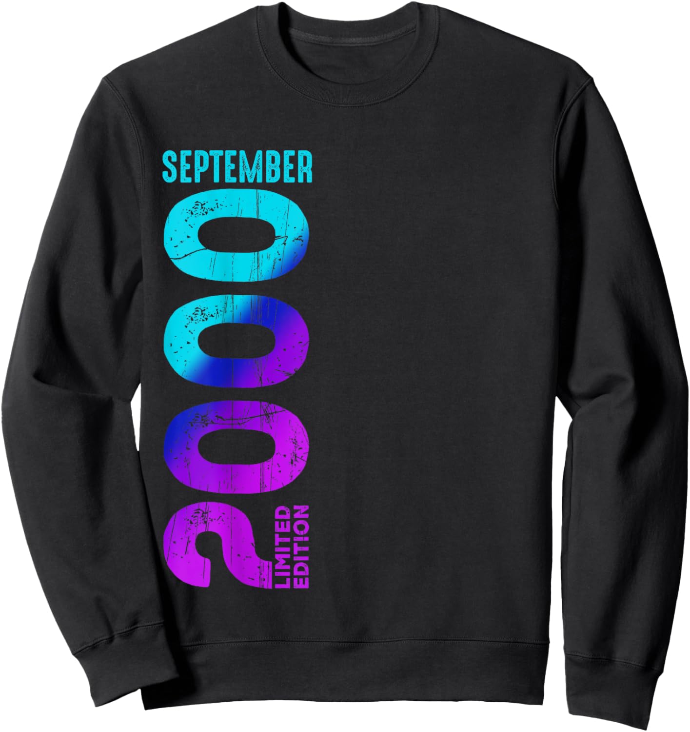 Limited Edition September 2000 Birthday Sweatshirt - Sweatshirt | Black