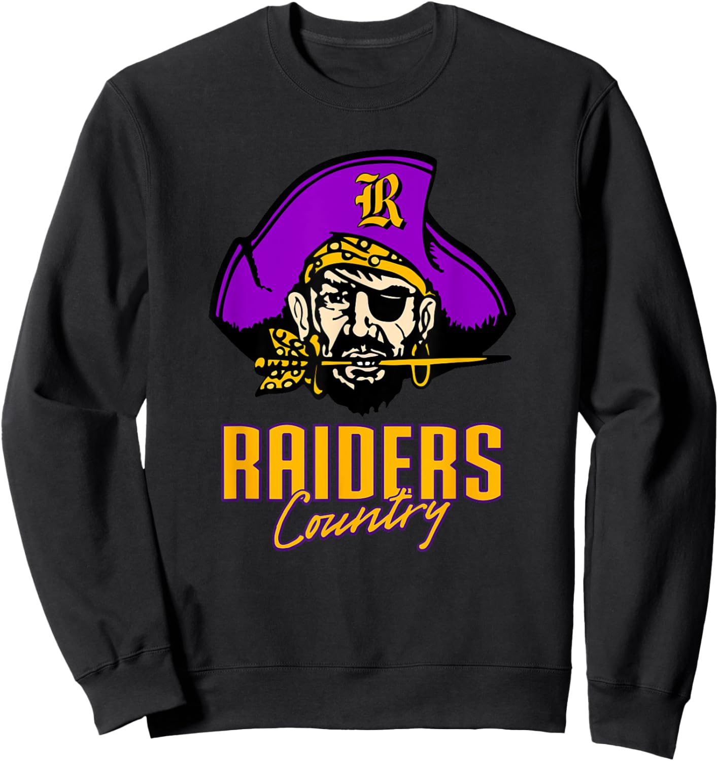 Reynoldsburg Raiders Logo Country HS Sweatshirt - Sweatshirt | Black