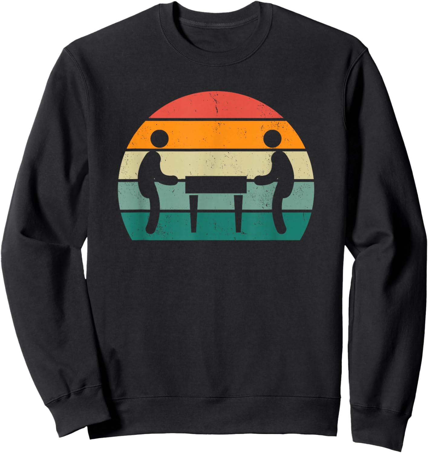 Retro Foosball Player Amateur Foosball Sweatshirt - Sweatshirt | Black