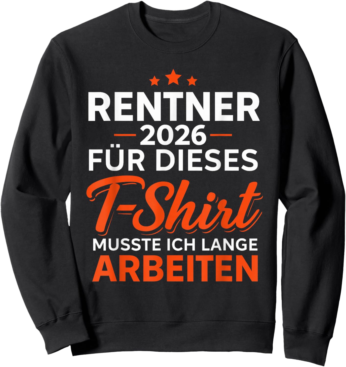 Pension 2026 Retirement Pension Retired Sweatshirt - Sweatshirt | Black