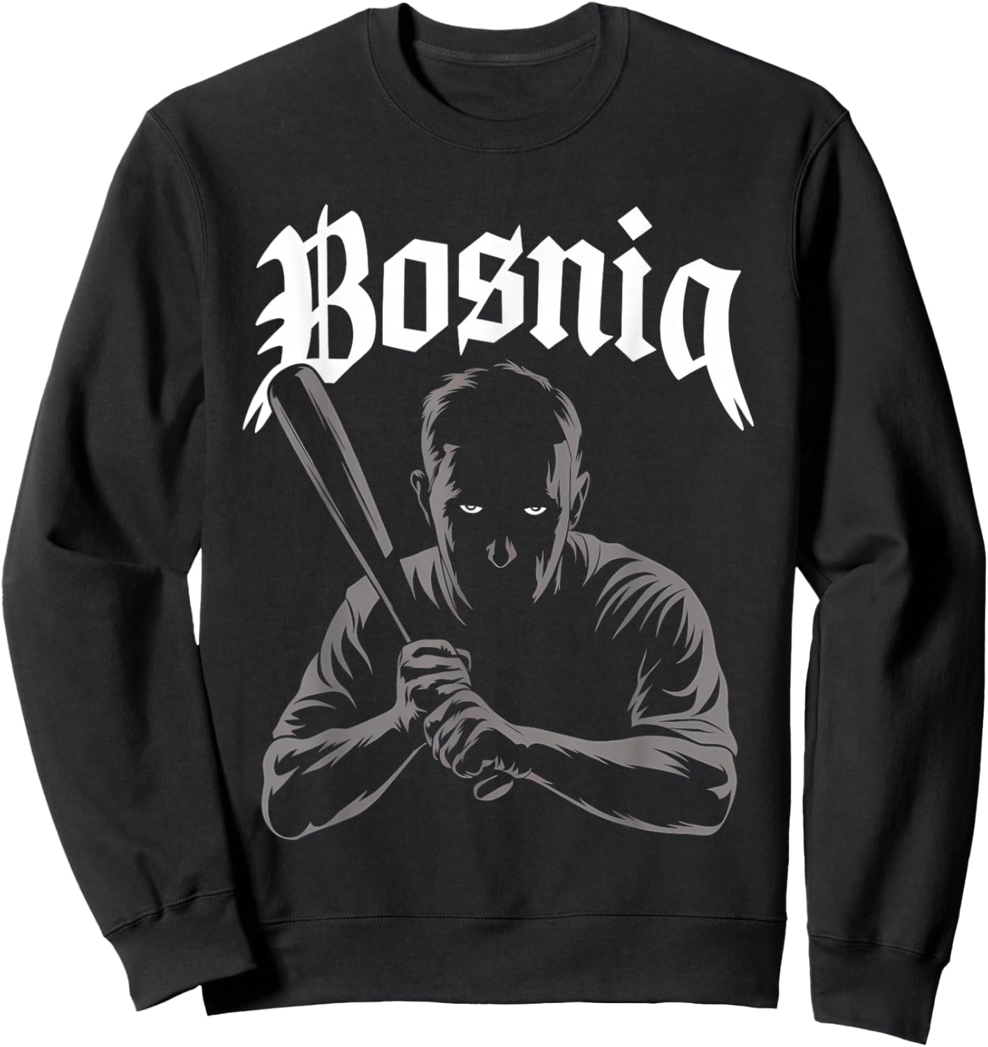 Bosnien Geschenk Flagge Bosnia Vintage Herzegowina Sarajevo Sweatshirt - Sweatshirt | Black