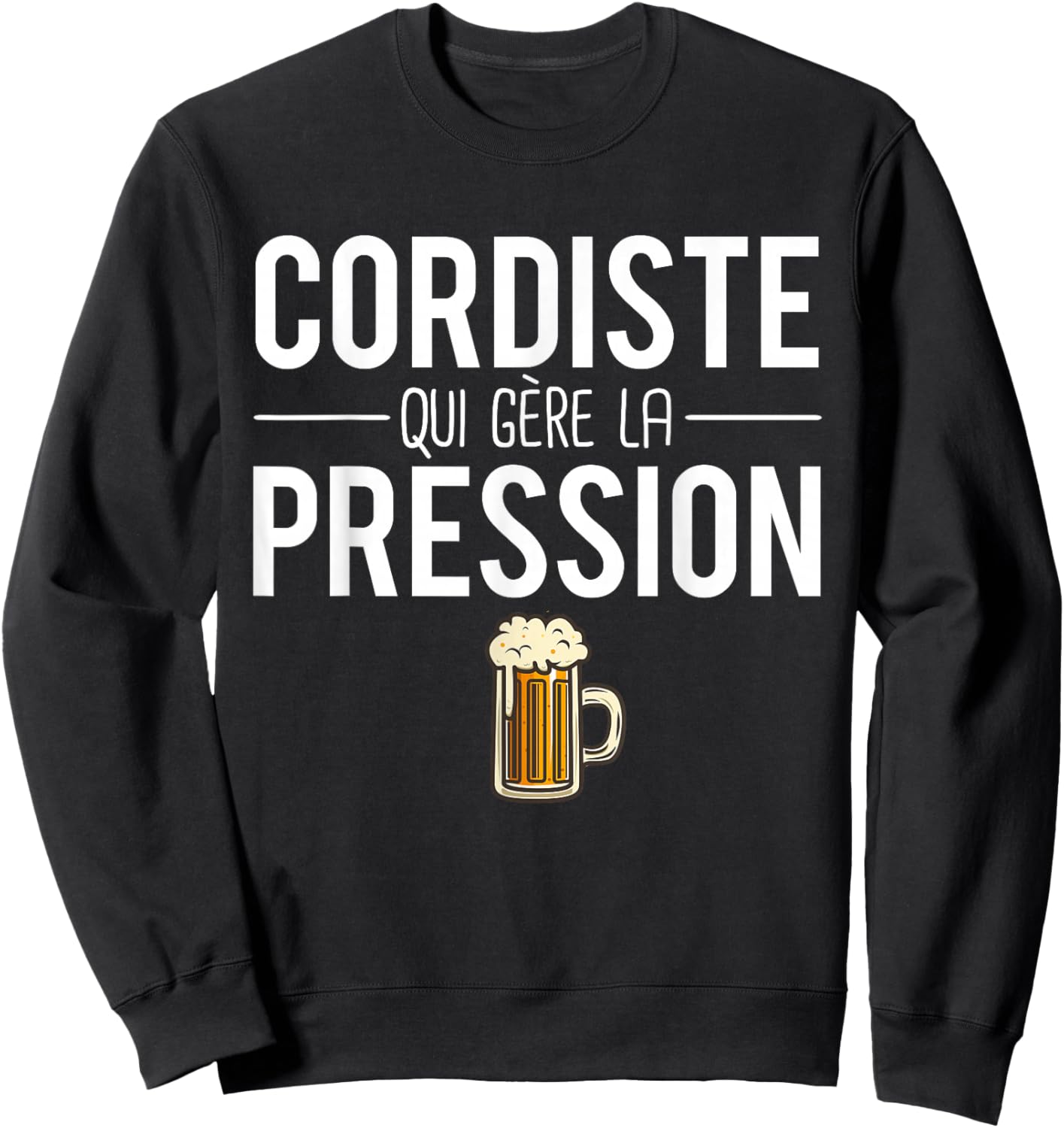Cordiste Who Manages Pressure Joke Cordiste Humor , Black, S Sweatshirt - Sweatshirt | Black