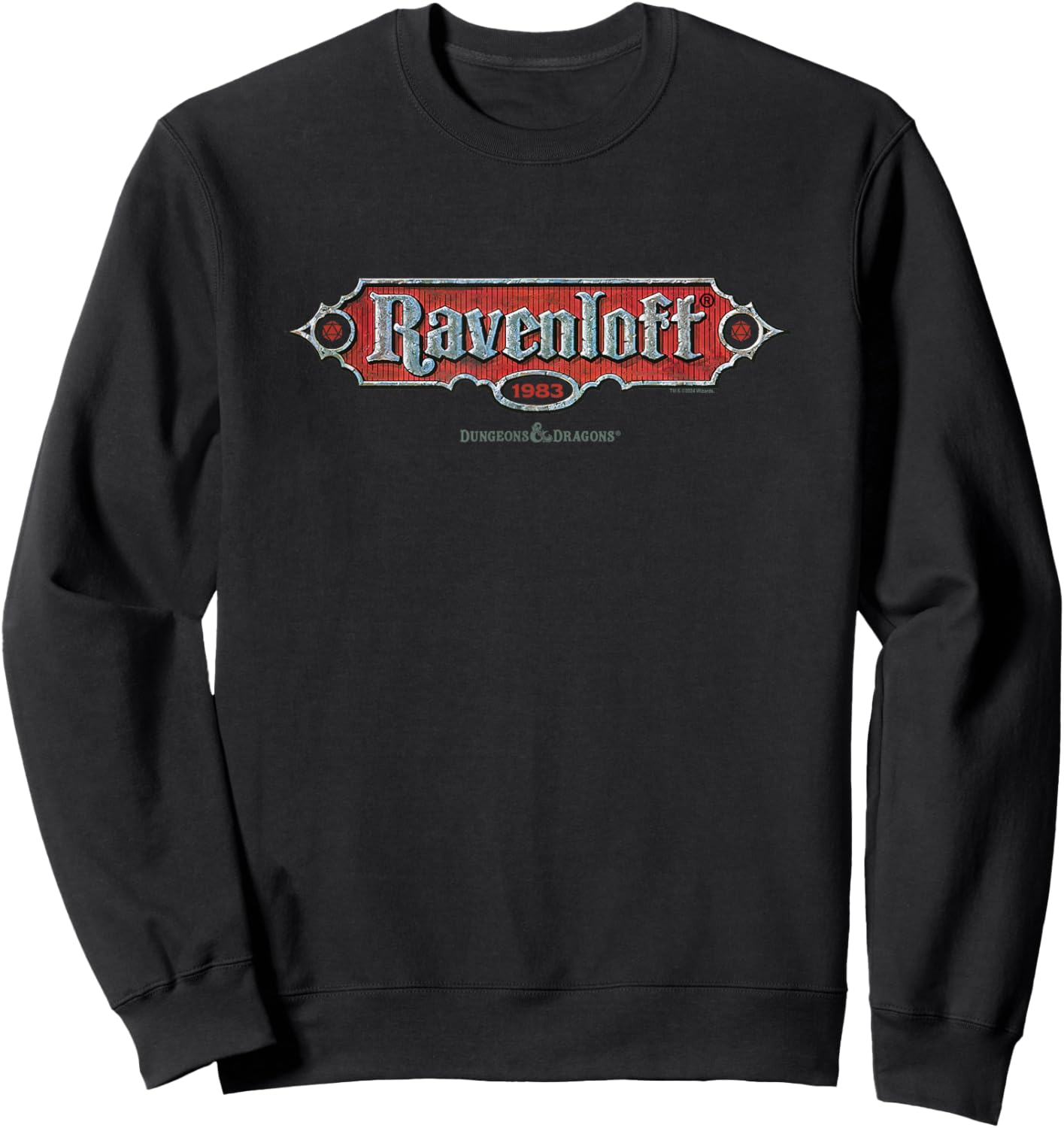 Dungeons & Dragons Retro Ravenloft Sweatshirt - Sweatshirt | Black