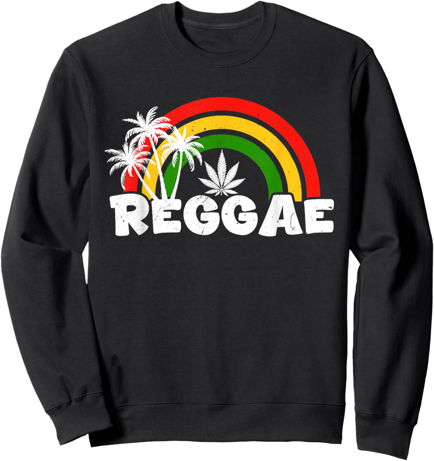 Reggae Music Jamaica Rastafari Roots Rasta jamaïcain Sweatshirt - Sweatshirt | Black
