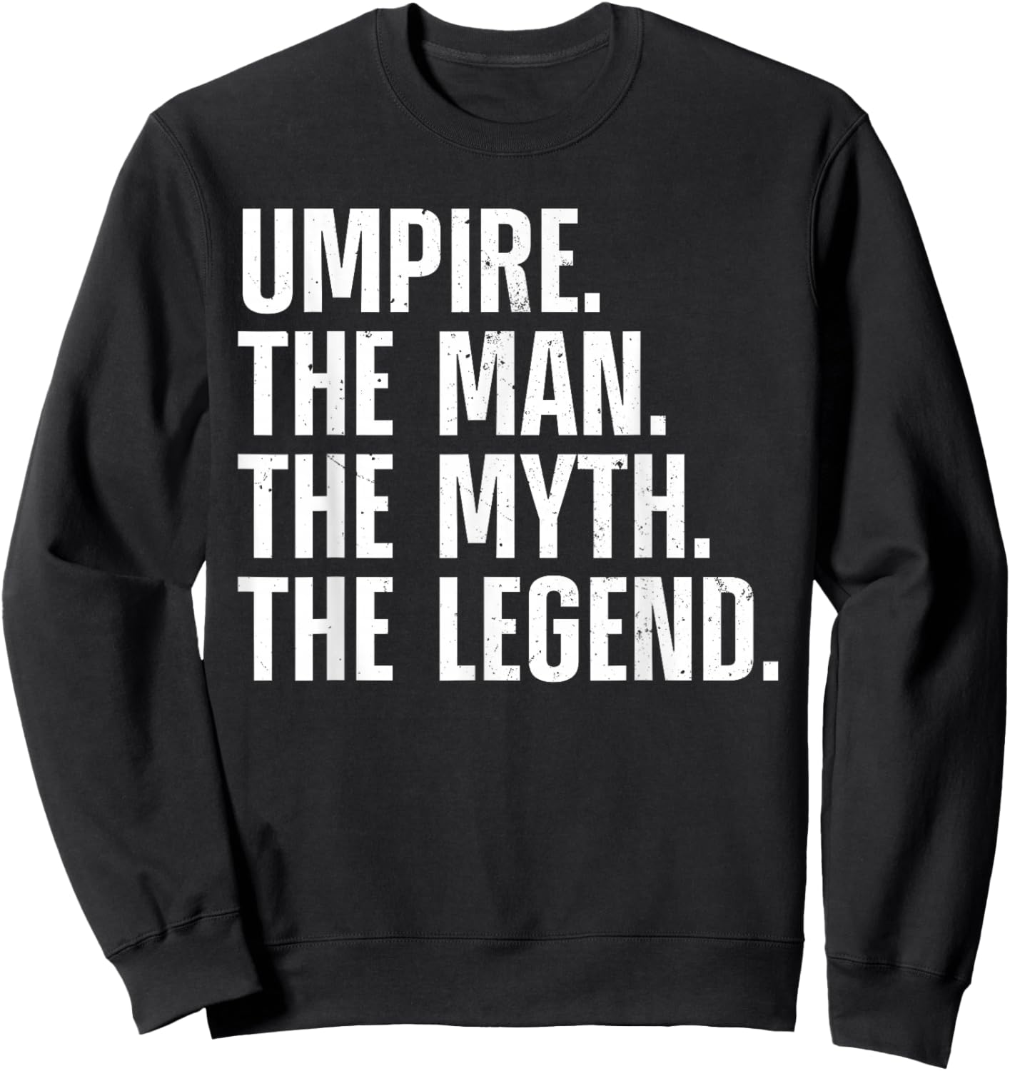 Cool Umpire Art Boys Sport Official Referee Umpire Sweatshirt - Sweatshirt | Black