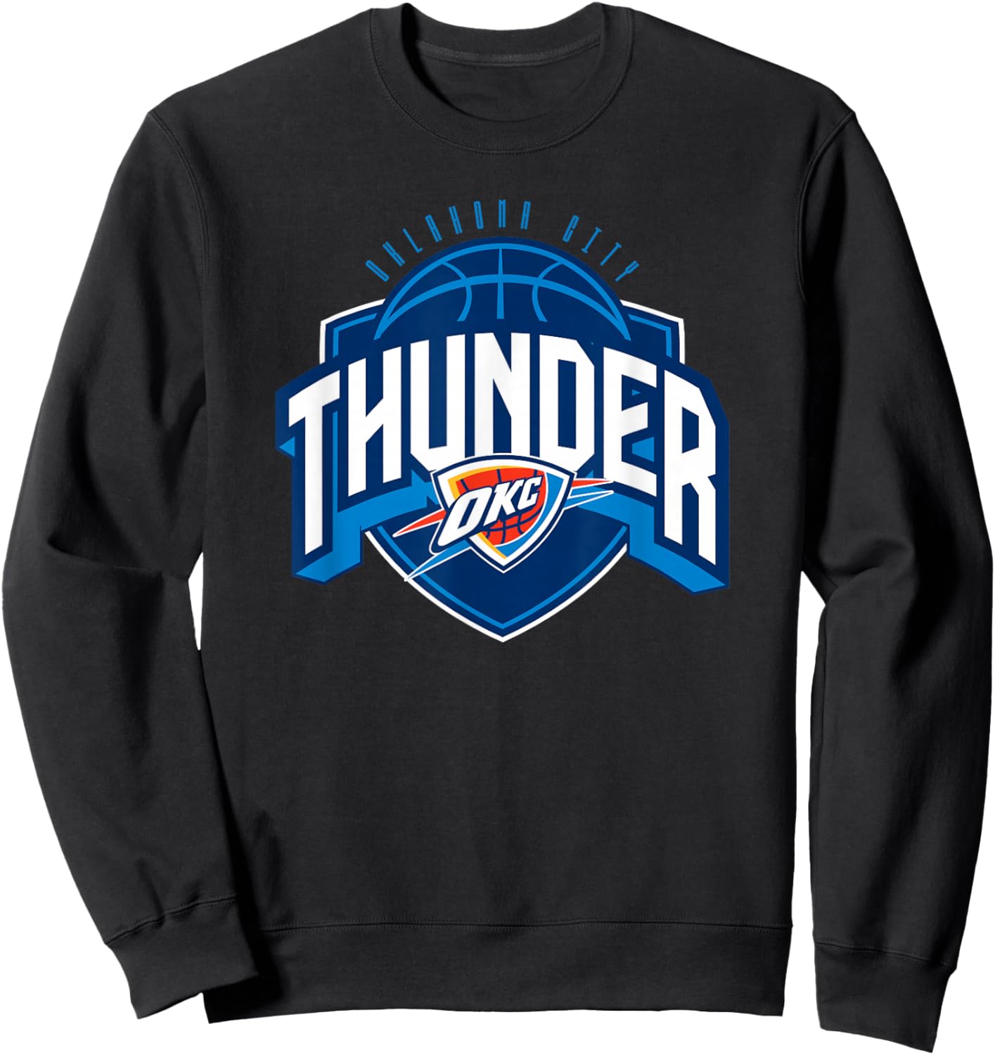NBA Official Oklahoma City Thunder Kickout Sweatshirt - Sweatshirt | Black