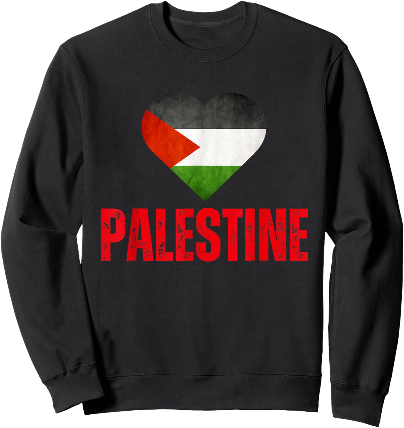Ich Liebe Palästina Sweatshirt - Sweatshirt | Black