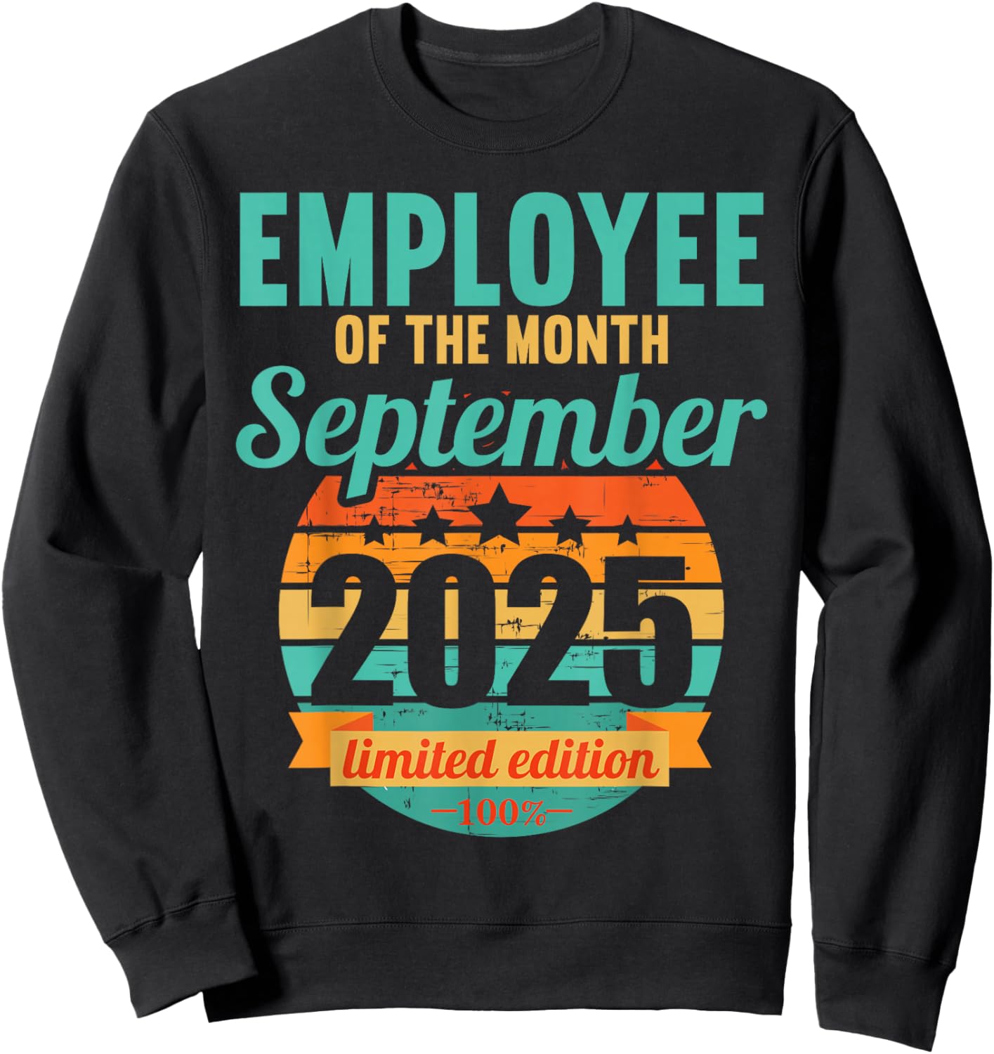 Employee of the Month September 2025 Sweatshirt - Sweatshirt | Black