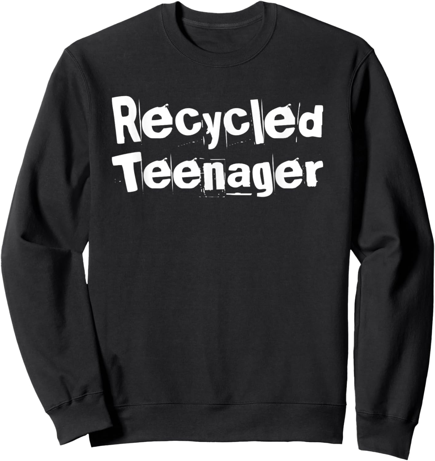 Recycled Teenager Sweatshirt - Sweatshirt | Black