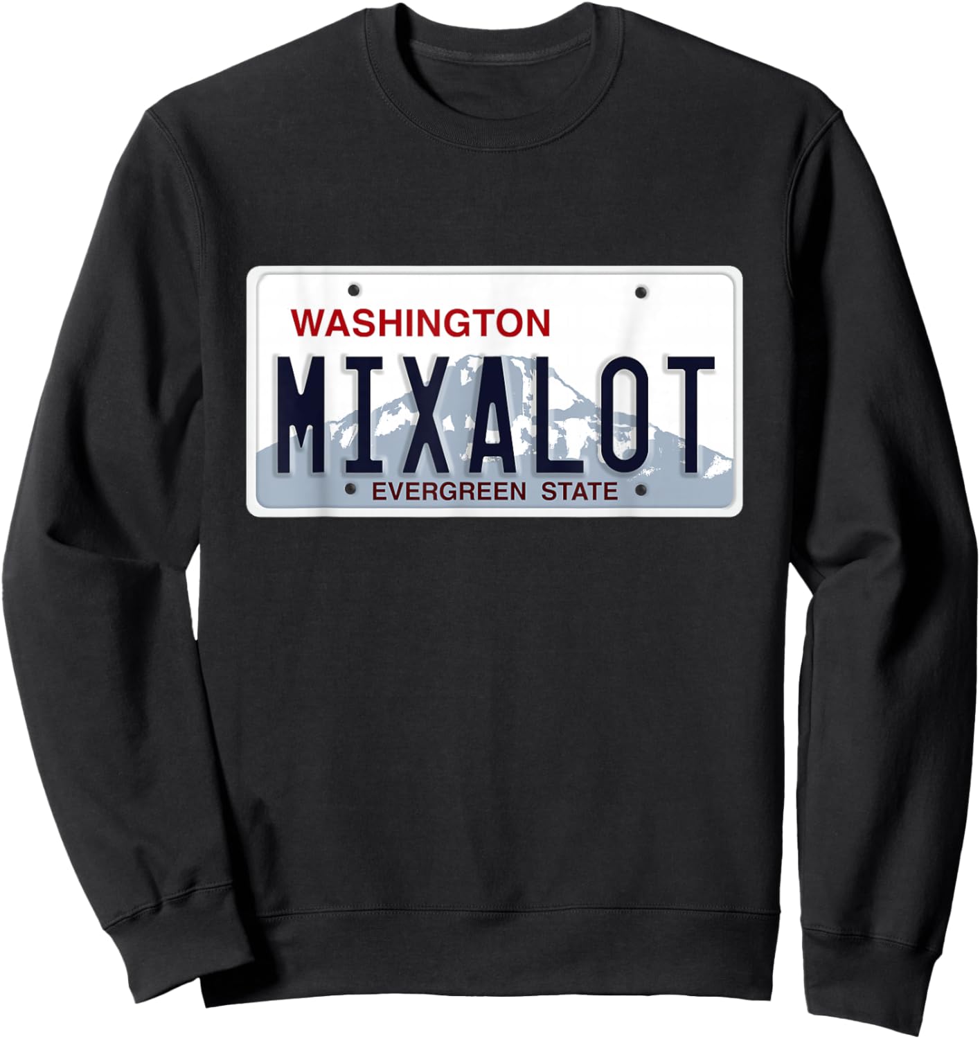Mixalot Old School Hip Hop Rap Washington State Sir Sweatshirt - Sweatshirt | Black
