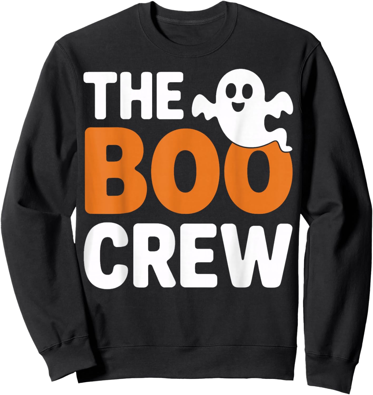 The Boo Crew Ghoul Squad Halloween Party Family Matching Sweatshirt - Sweatshirt | Black