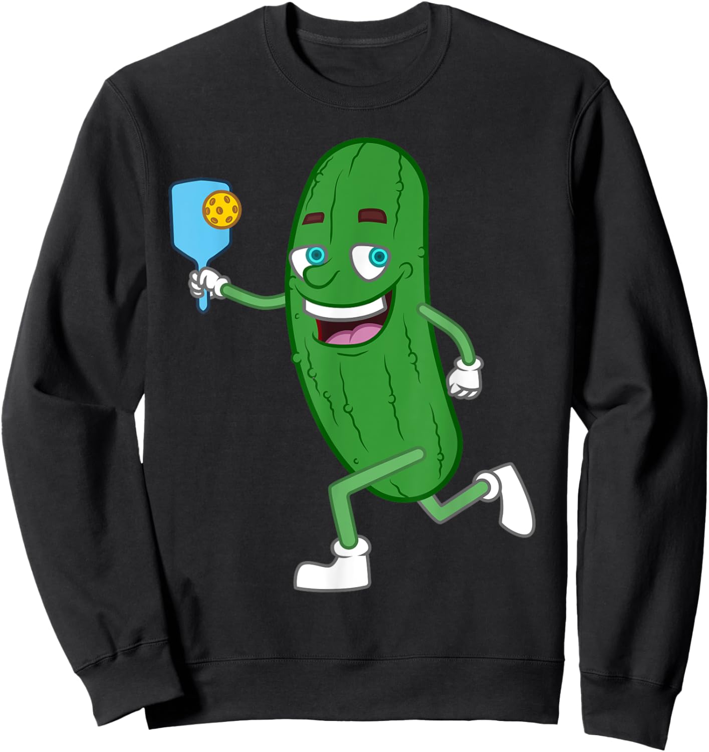 Pickleball Art Women Pickle Ball Pickleball Lover Sweatshirt - Sweatshirt | Black
