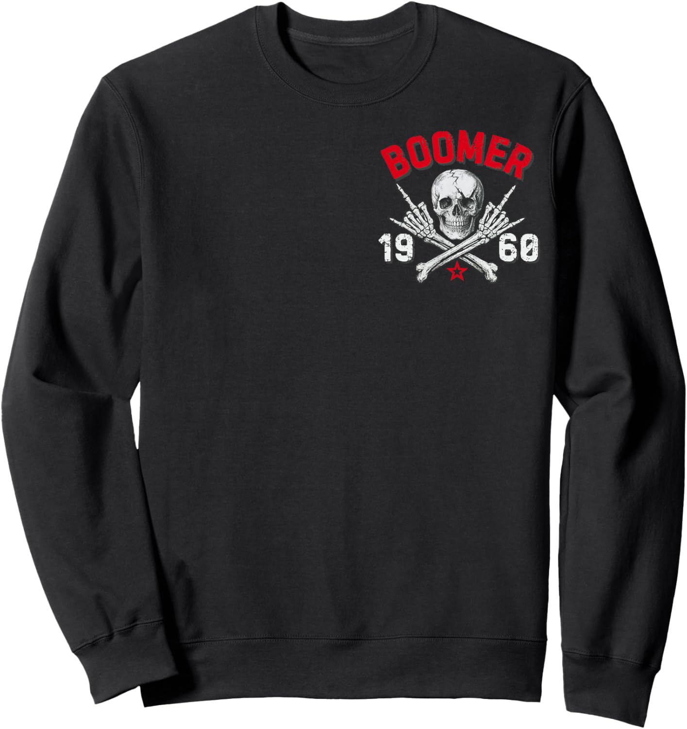 Boomer 1960 Bevor du geboren wurdest, wurde Sissie Totenkopf geboren Sweatshirt - Sweatshirt | Black