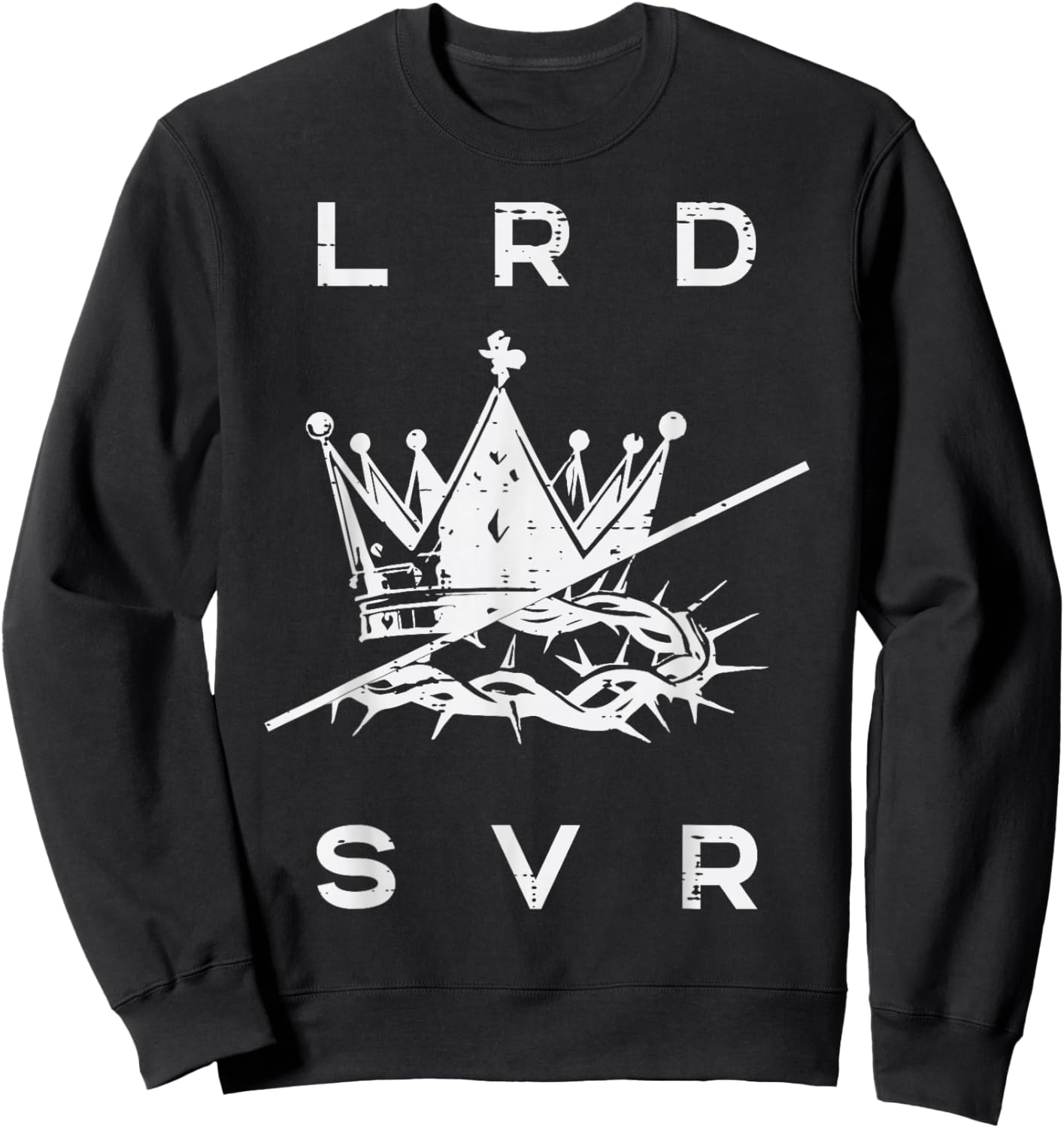 Christian Jesus Lord Saviour Religious Bible Women Men Kids Sweatshirt - Sweatshirt | Black